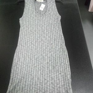 Grey bodycon dress